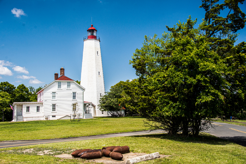 Lighthouse in Sandy Hook, New jersey